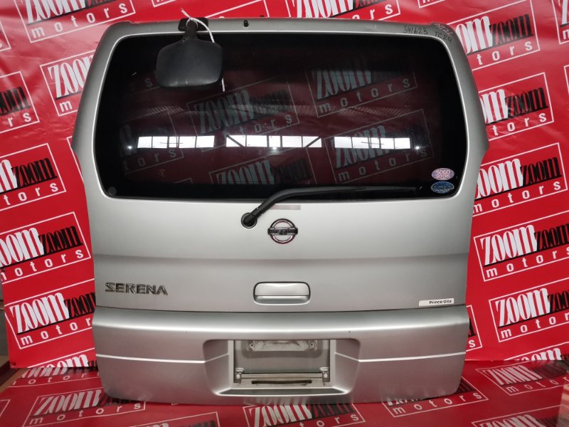 Дверь задняя багажника Nissan Serena TC24 QR20DE 1999 задняя серебро (б/у)