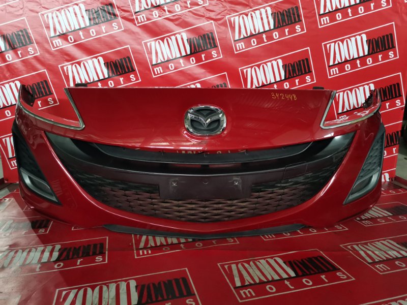 Бампер Mazda Axela BL5FW ZY-VE 2009 передний красный (б/у)