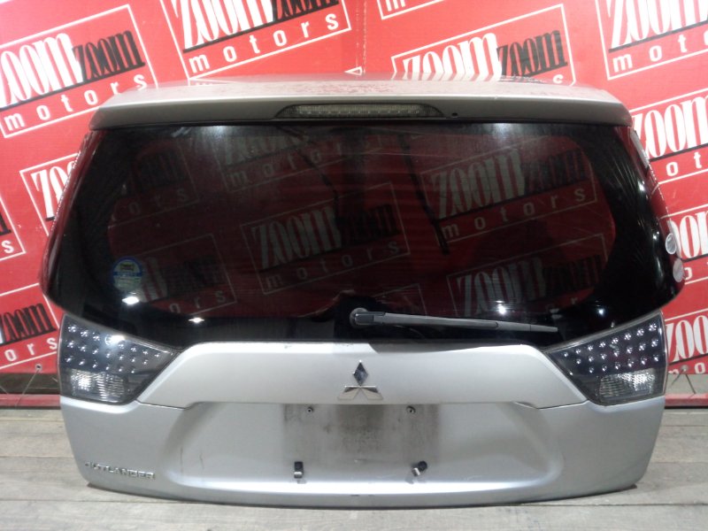 Дверь задняя багажника Mitsubishi Outlander Xl CW5W 4B12 2005 задняя серебро 1146-356 (б/у)