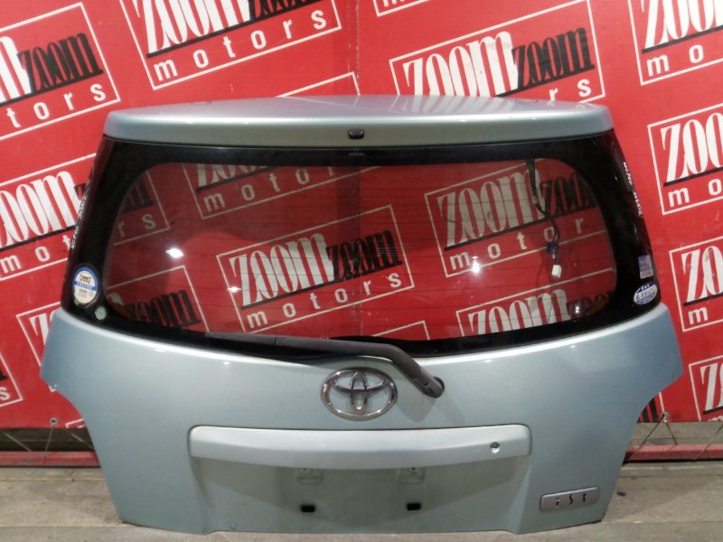 Дверь задняя багажника Toyota Ist NCP60 2NZ-FE 2002 задняя голубой (б/у)