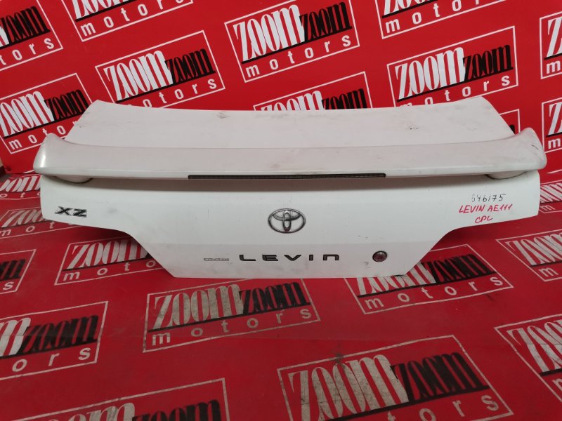 Крышка багажника Toyota Corolla Levin AE111 4A-FE 1995 задняя белый