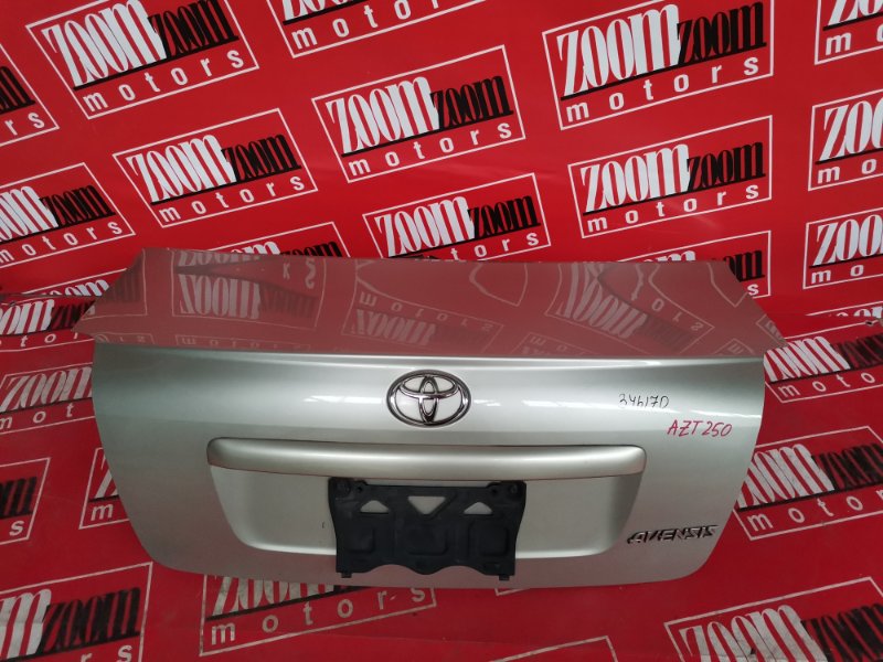 Крышка багажника Toyota Avensis AZT250 1AZ-FSE 2002 задняя серебро (б/у)