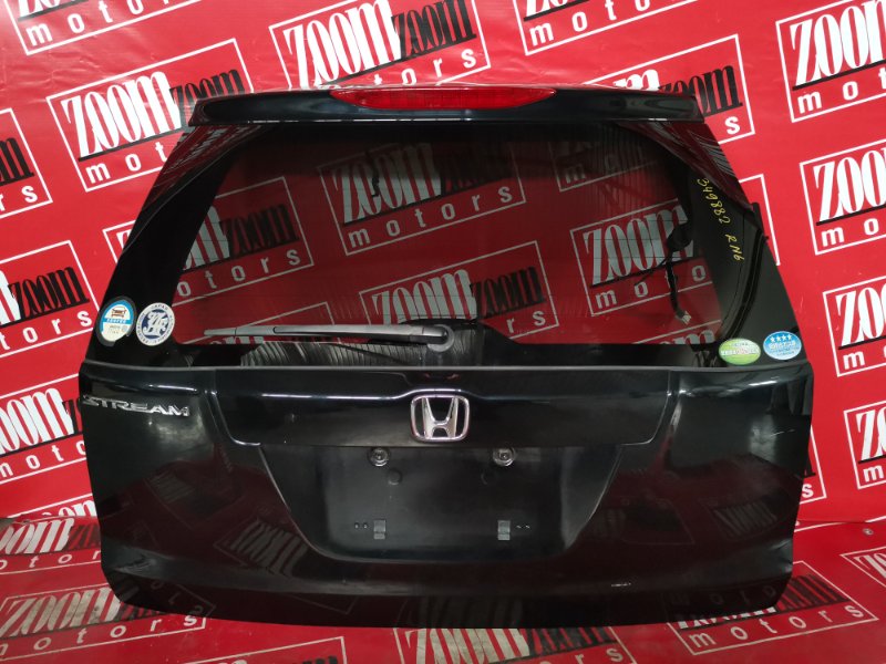 Дверь задняя багажника Honda Stream RN6 R18A 2006 задняя черный (б/у)