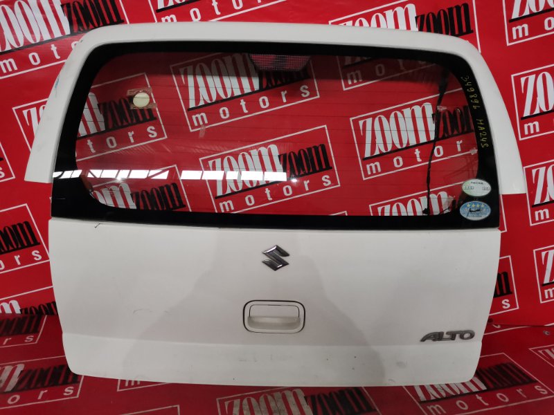 Дверь задняя багажника Suzuki Alto HA24S K6A 2004 задняя белый (б/у)