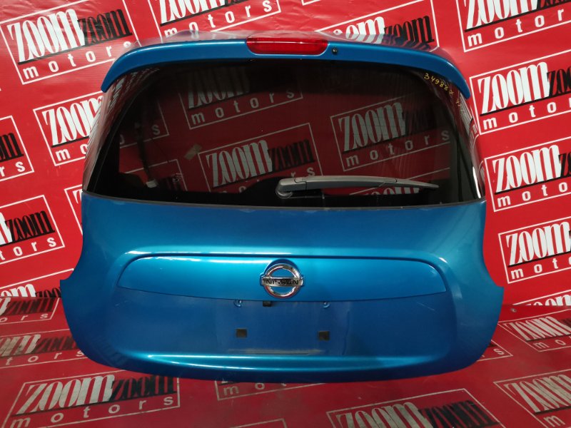 Дверь задняя багажника Nissan Juke YF15 HR15DE 2010 синий (б/у)