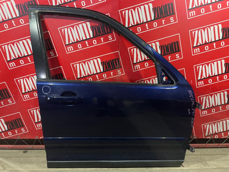 Дверь боковая Honda Cr-V RD5 K20A 2001 передняя правая синий (б/у)