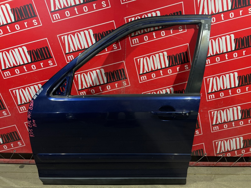Дверь боковая Honda Cr-V RD5 K20A 2001 передняя левая синий (б/у)