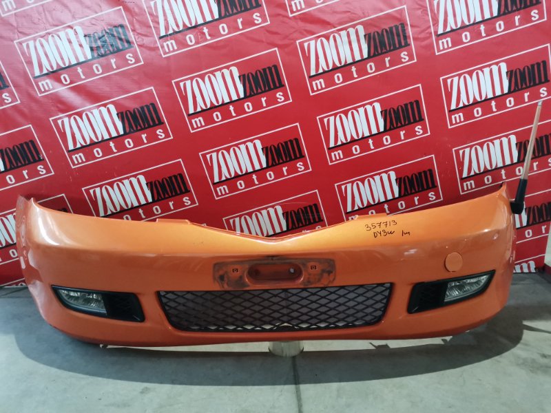 Бампер Mazda Demio DY3W ZJ-VE 2002 передний оранжевый (б/у)