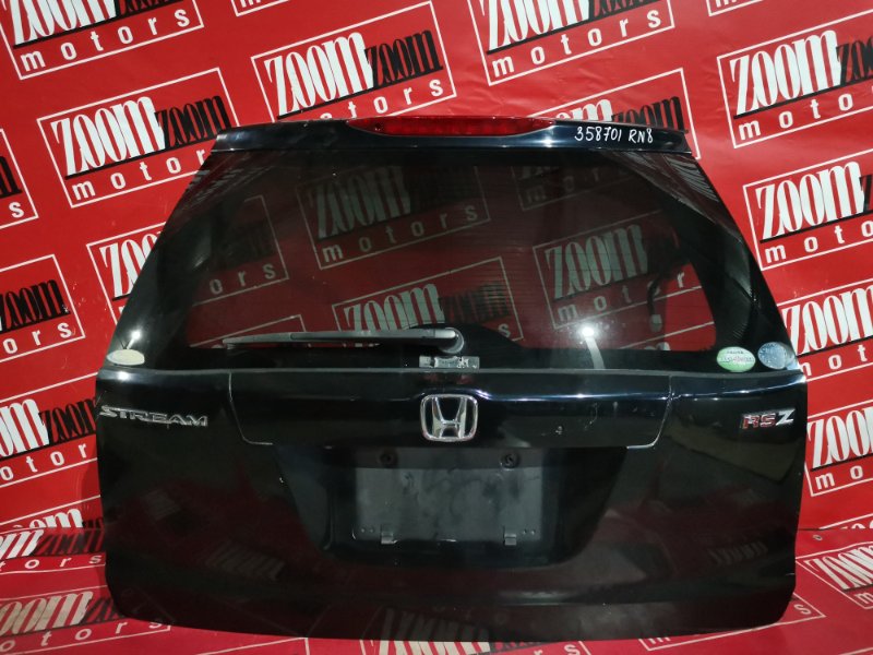 Дверь задняя багажника Honda Stream RN8 R20A 2006 задняя черный (б/у)