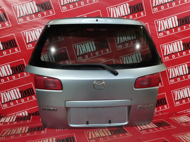 Дверь задняя багажника Mazda Demio DY3W ZJ-VE 2002 задняя голубой (б/у)