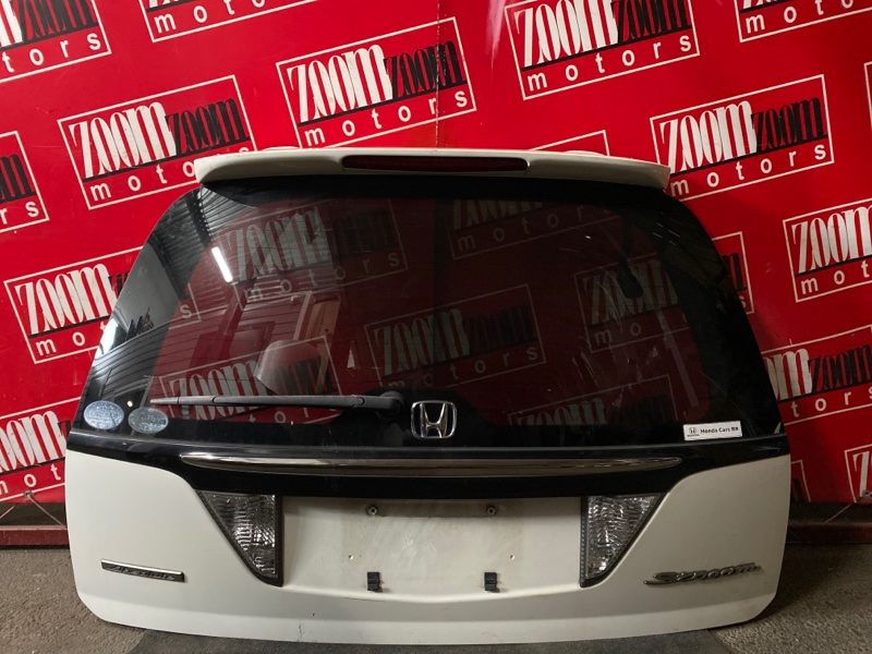 Дверь задняя багажника Honda Stream RN1 D17A 2003 белый перламутр (б/у)