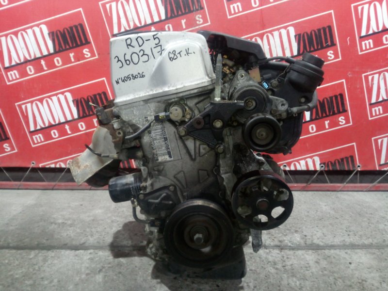Двигатель Honda Cr-V RD5 K20A 2001 №4058026 (б/у)