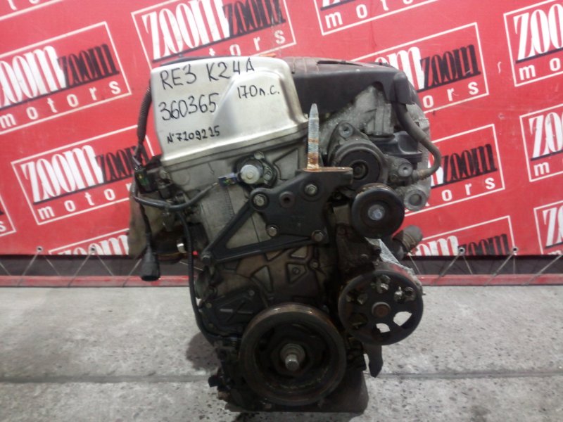 Двигатель Honda Cr-V RE3 K24A 2006 №7209225 (б/у)