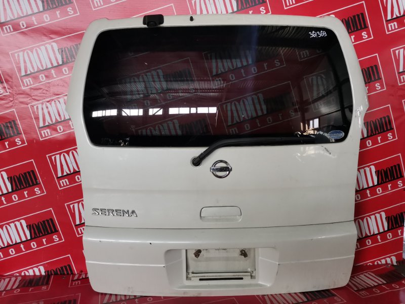 Дверь задняя багажника Nissan Serena TC24 QR20DE 1999 задняя белый перламутр (б/у)