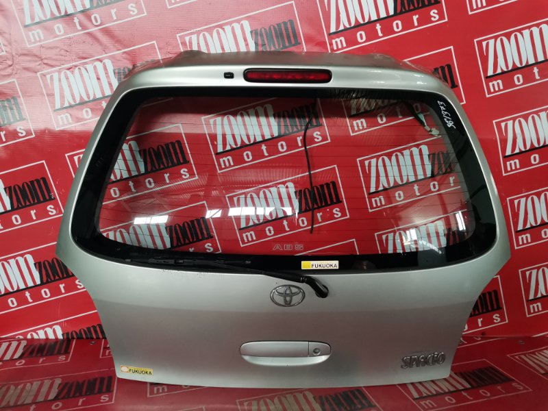 Дверь задняя багажника Toyota Corolla Spacio AE111 4A-FE 1997 задняя серебро (б/у)