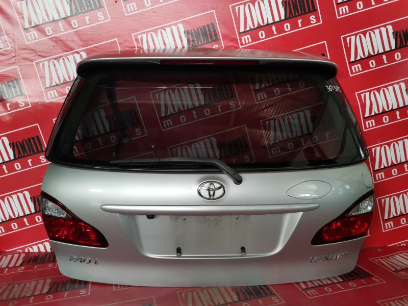Дверь задняя багажника Toyota Ipsum ACM21W 2AZ-FE 2001 серебро (б/у)
