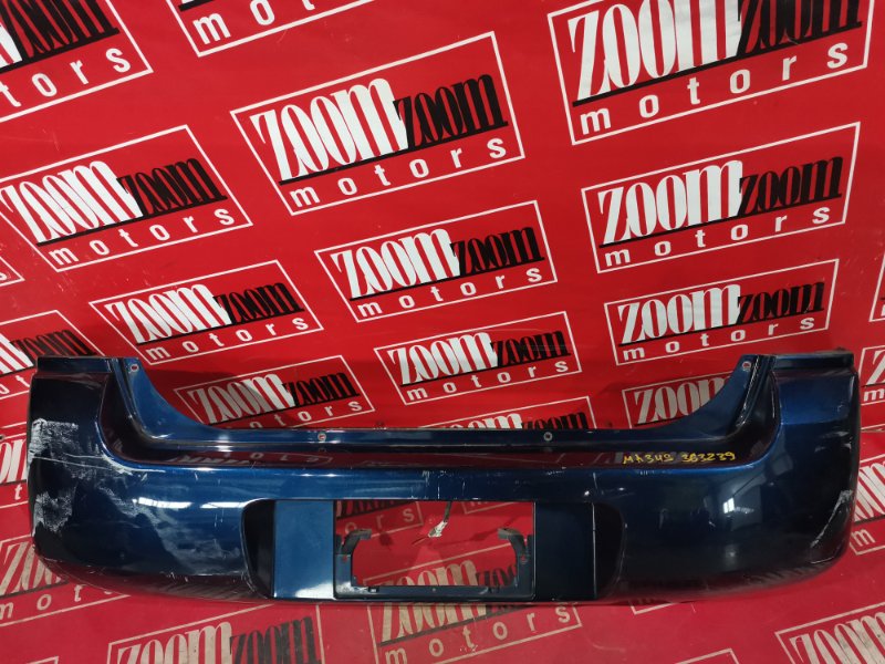 Бампер Suzuki Solio MA34S M13A 2005 задний синий (б/у)