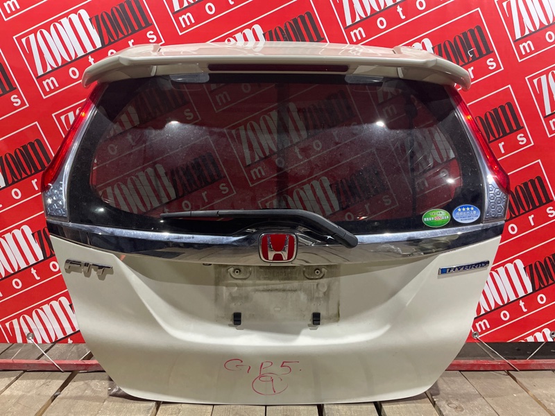 Дверь задняя багажника Honda Fit GP5 LEB 2013 задняя белый перламутр 16-95 (б/у)