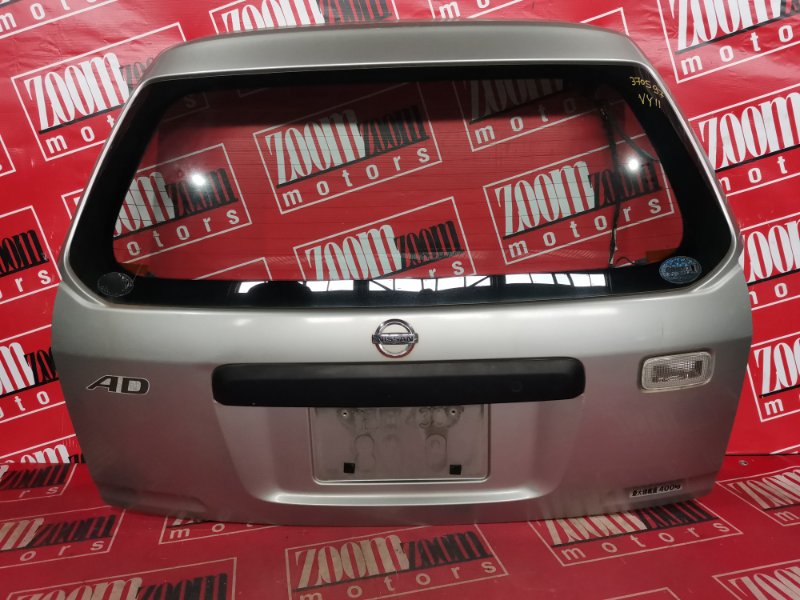 Дверь задняя багажника Nissan Ad VY11 QG13DE 1999 задняя серебро (б/у)