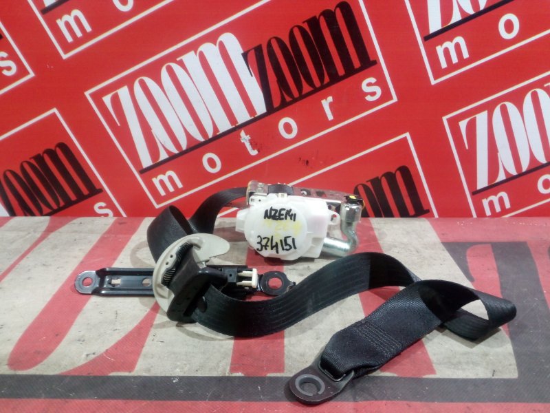 Ремень безопасности Toyota Corolla Fielder NZE141 1NZ-FE 2006 передний правый черный (б/у)