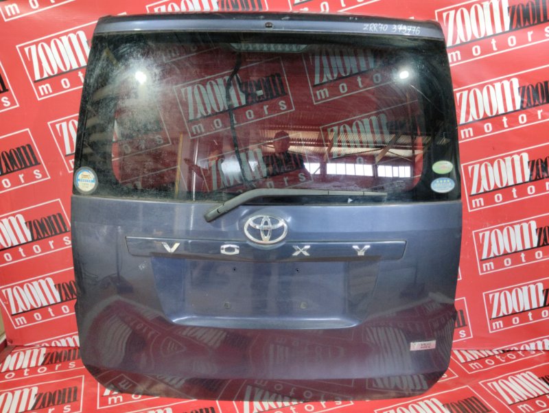 Дверь задняя багажника Toyota Voxy ZRR70G 3ZR-FE 2007 задняя черный (б/у)