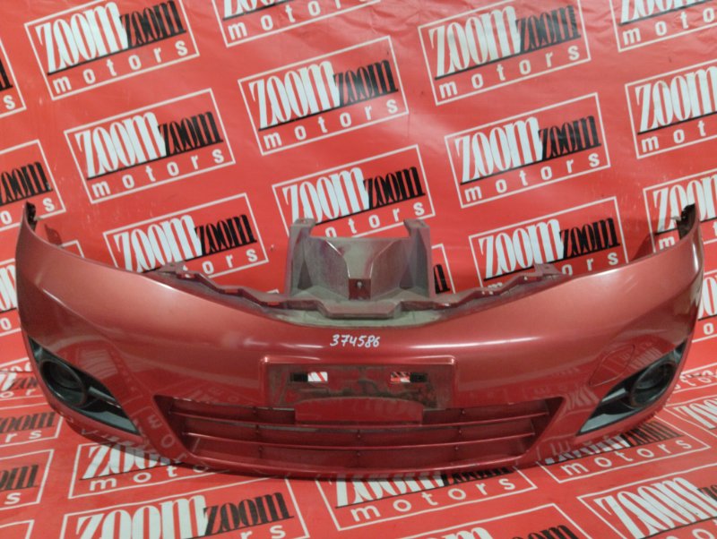 Бампер Nissan Note E11 HR15DE 2008 передний красный (б/у)