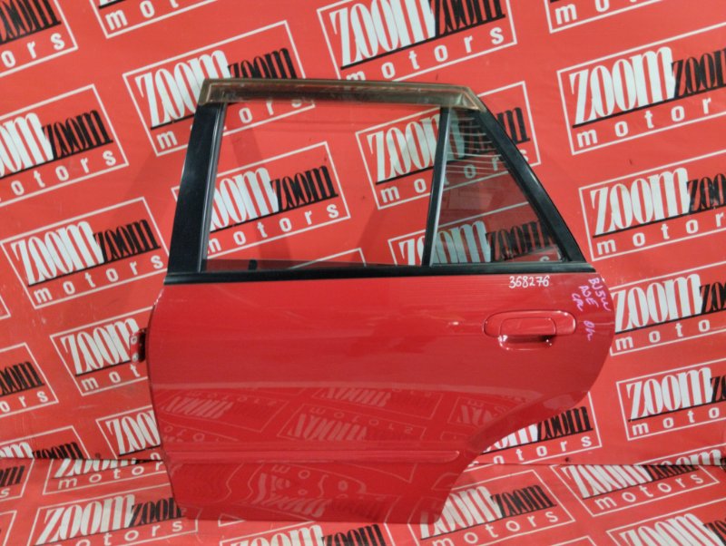 Дверь боковая Mazda Familia BJ5W ZL-DE 1998 задняя левая красный (б/у)