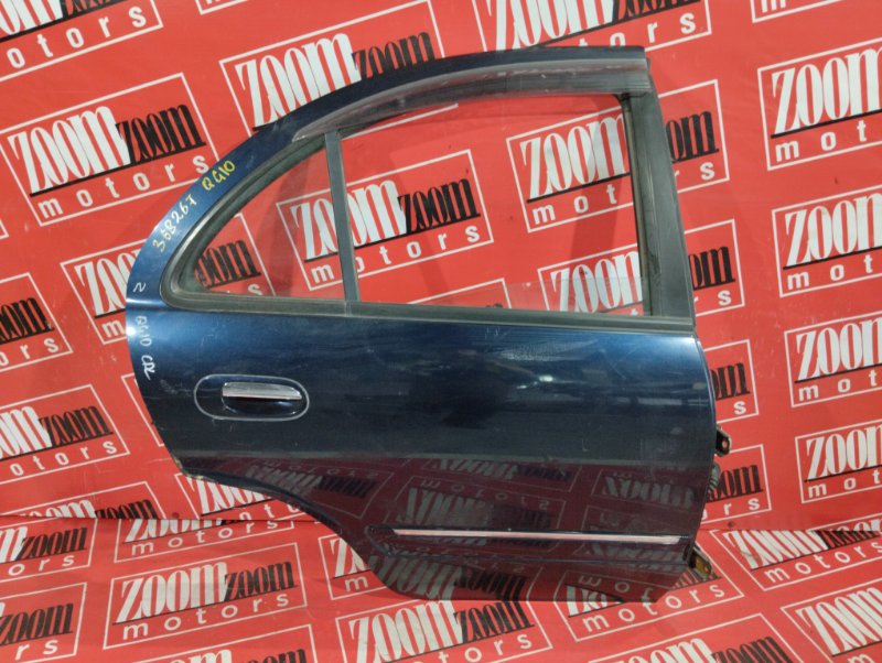 Дверь боковая Nissan Bluebird Sylphy QG10 QG15DE 1999 задняя правая синий (б/у)
