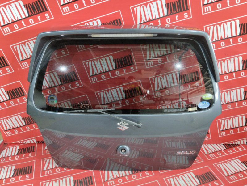 Дверь задняя багажника Suzuki Wagon R Solio MA34S K10A 2000 задняя голубой (б/у)