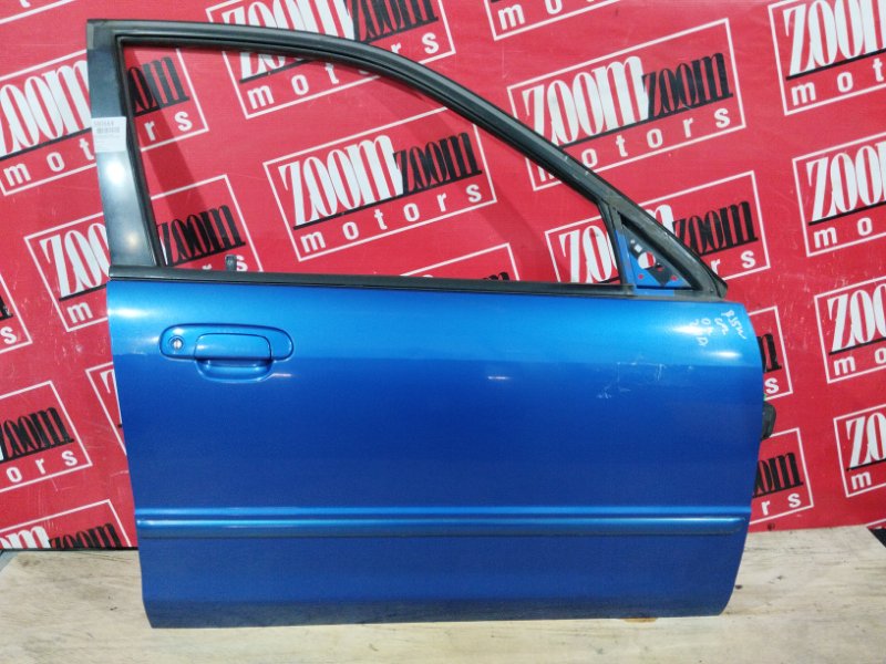 Дверь боковая Mazda Familia BJ5W ZL 1998 передняя правая синий (б/у)
