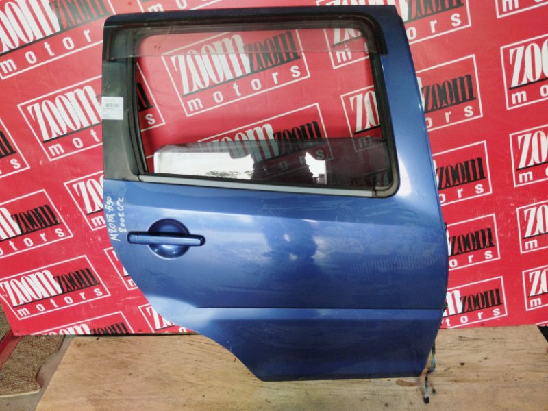 Дверь боковая Daihatsu Yrv M201G K3-VET 2000 задняя правая синий (б/у)