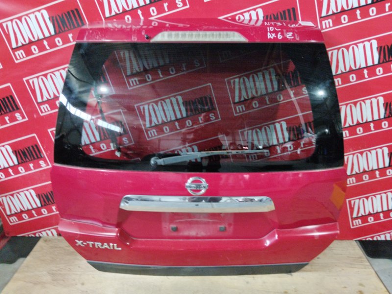 Дверь задняя багажника Nissan X-Trail NT31 MR20DE 2010 задняя красный (б/у)