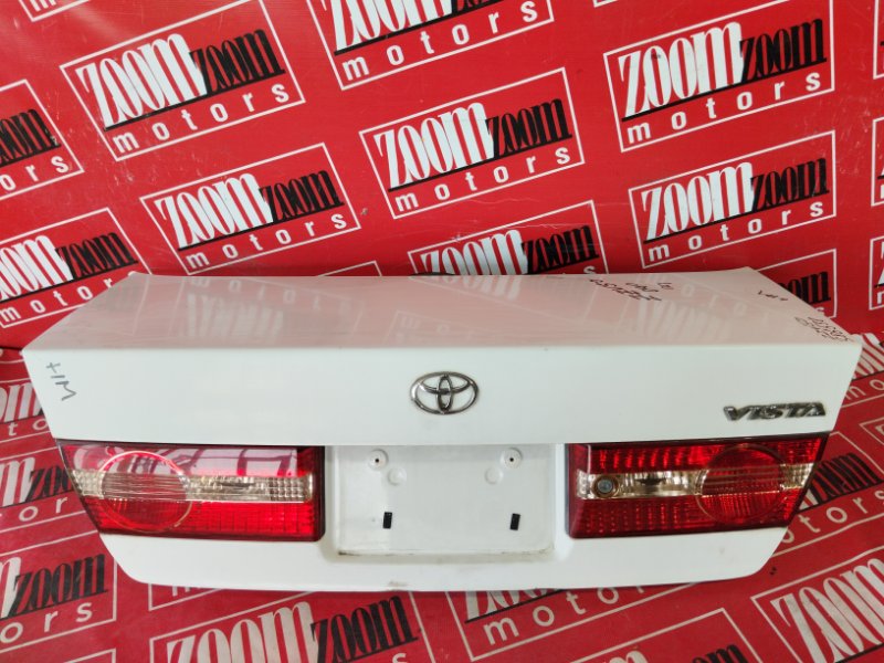 Крышка багажника Toyota Vista ZZV50 1ZZ-FE 2000 задняя белый (б/у)