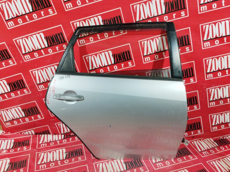Дверь боковая Toyota Caldina AZT241 1AZ-FSE 2005 задняя правая серебро (б/у)