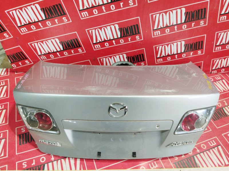 Крышка багажника Mazda Atenza GG3P L3-DE 2002 задняя серебро (б/у)