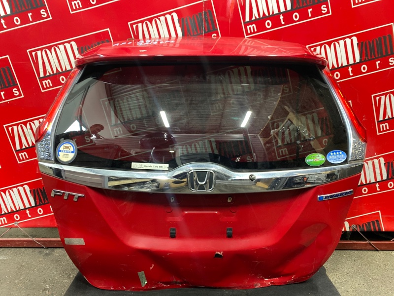 Дверь задняя багажника Honda Fit GP5 LEB 2013 красный (б/у)