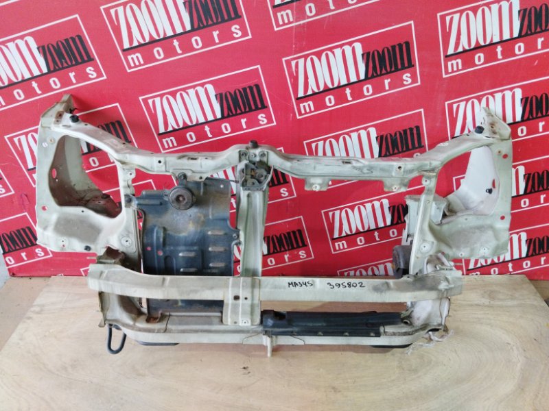 Рамка радиатора Suzuki Wagon R Solio MA34S M13A 2002 передняя белый (б/у)
