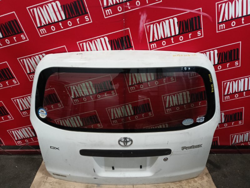 Дверь задняя багажника Toyota Probox NCP50V 2NZ-FE 2002 белый (б/у)