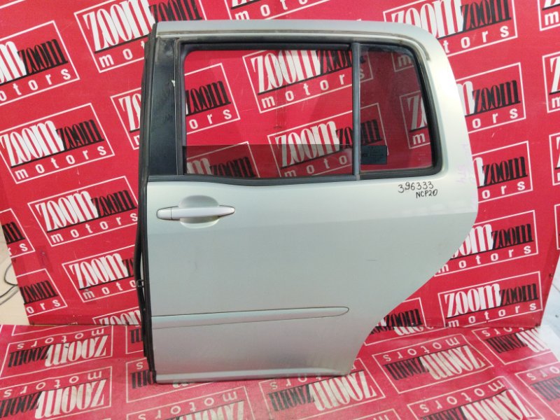 Дверь боковая Toyota Raum NCZ20 1NZ-FE 2003 задняя левая серый (б/у)