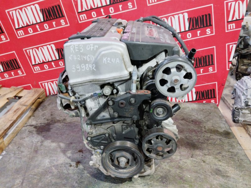 Двигатель Honda Cr-V RE3 K24A 2006 7214611 (б/у)