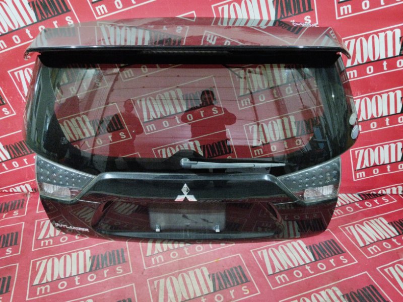 Дверь задняя багажника Mitsubishi Outlander CW5W 4B12 2005 черный (б/у)