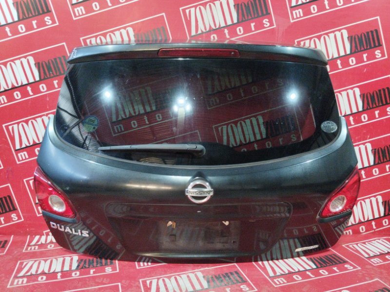 Дверь задняя багажника Nissan Qashqai J10 MR20DE 2006 задняя черный (б/у)
