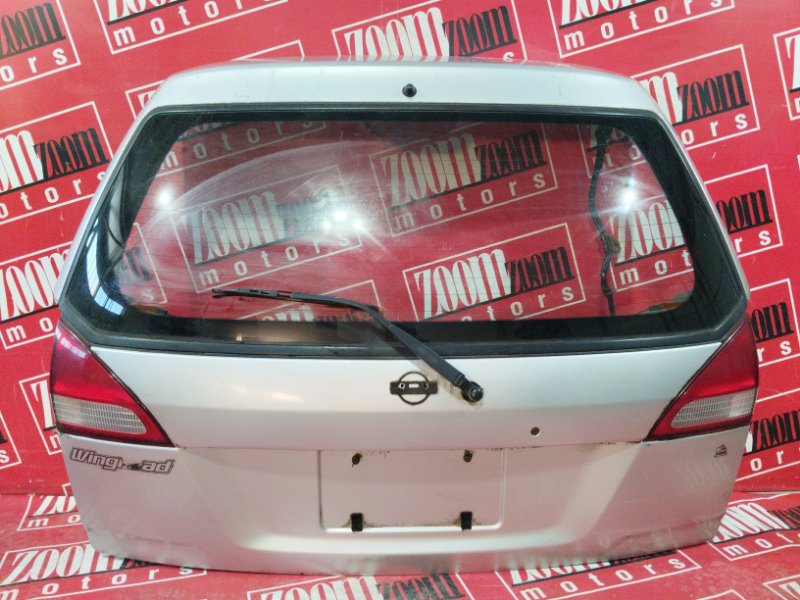 Дверь задняя багажника Nissan Wingroad WFY11 QG15DE 1999 задняя серый (б/у)