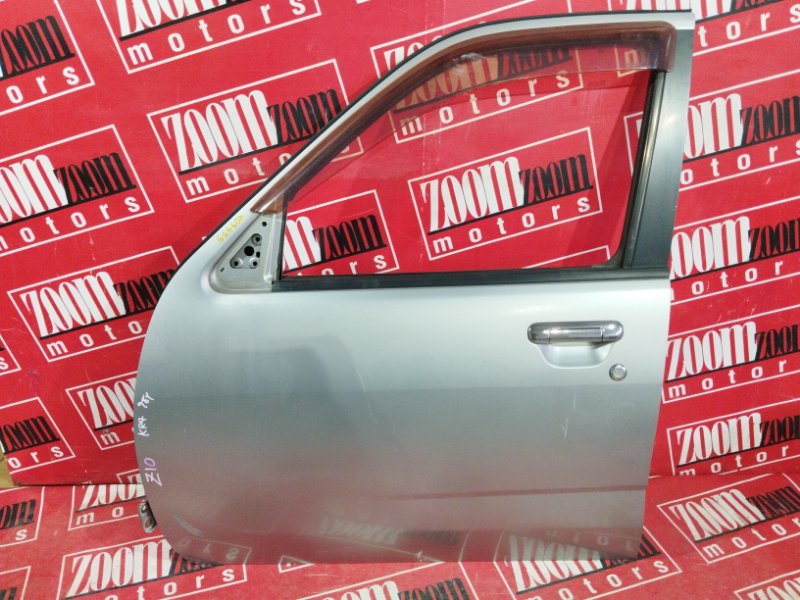 Дверь боковая Nissan Cube AZ10 CGA3DE 1998 передняя левая серый (б/у)