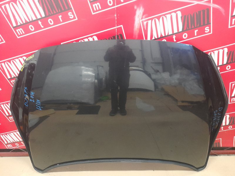 Капот Mazda Demio DJ3FS P3-VPS 2014 черный (б/у)