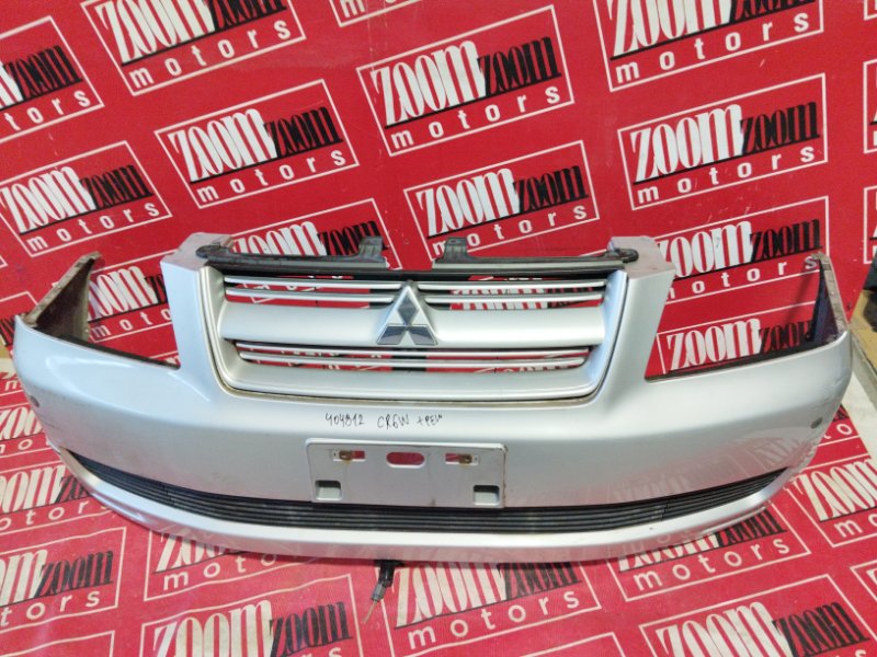 Бампер Mitsubishi Dion CR6W 4G94 2002 передний серебро (б/у)