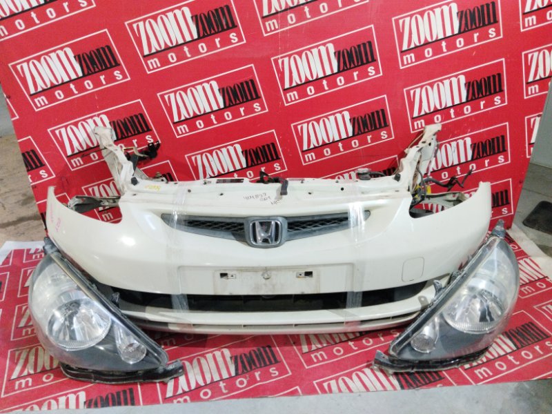 Nose cut Honda Fit GD1 L13A 2005 передний белый перламутр (б/у)