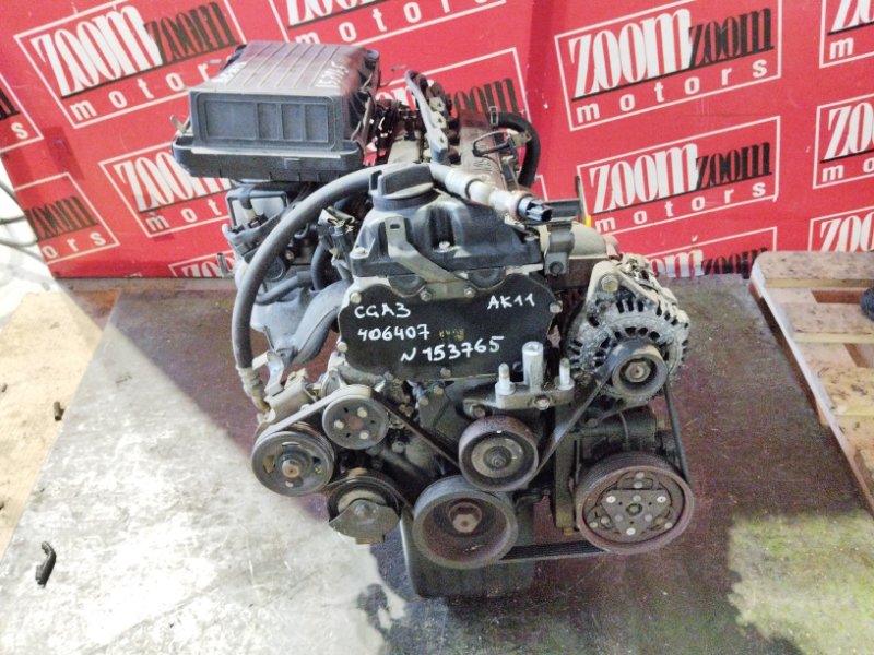 Двигатель Nissan March AK11 CGA3DE 1997 153765 (б/у)