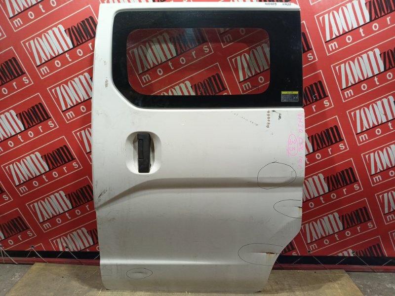 Дверь боковая Nissan Nv200 VM20 HR16DE 2010 задняя левая белый (б/у)