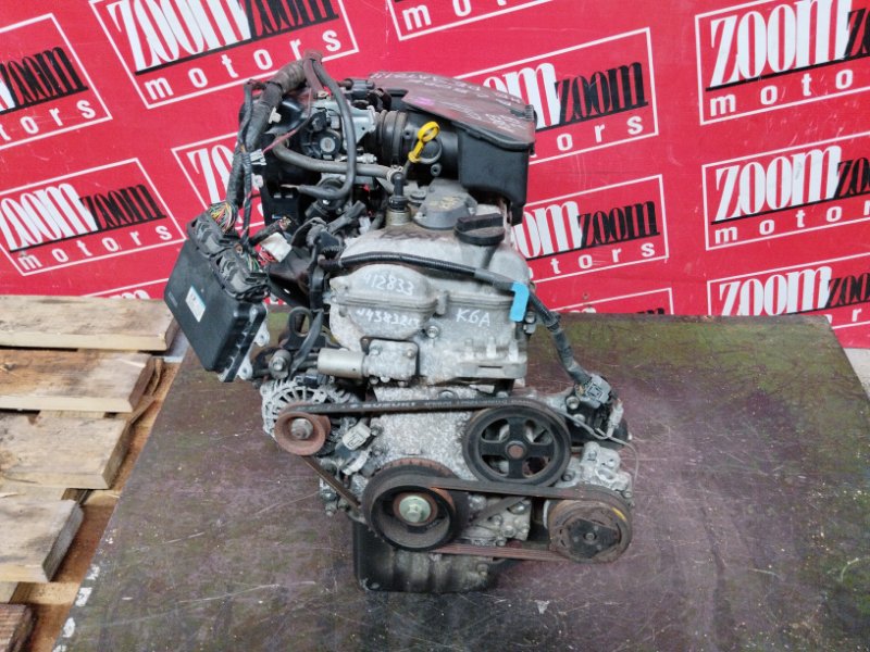 Двигатель Suzuki Wagon R MH22S K6A 2005 4383213 (б/у)